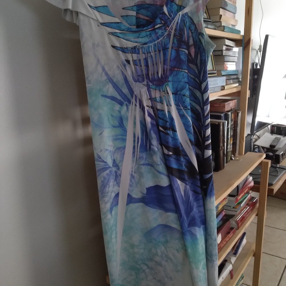 Silky Summer Blue Ice Dress